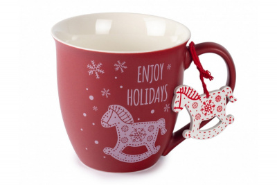 Кружка WINTER MUG 600 мл с подвеской