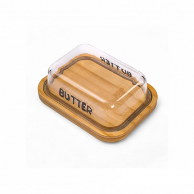 Масленка BUTTER на бамбук.подставке GL302