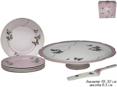 8 пр. Н-р для торта BUTTERFLY под.упак. 133-093