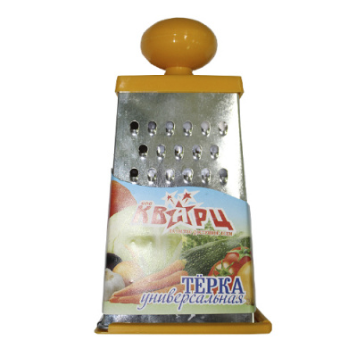 Терка с круглой пласт.ручкой, дном+ сервисн.упаковка (сырное наполнение)