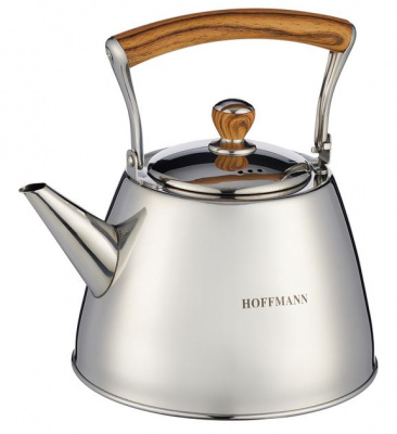 Чайник 3,0л HM 55250 без свистка коричн.ручка, 3-х сл.капс.дно 