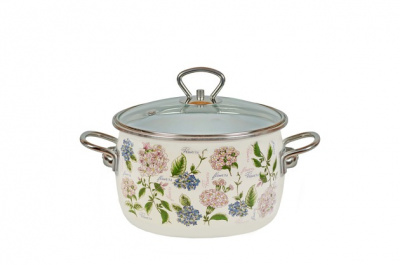 Кастр. Buket 3,0л сфер.глубок. слонов. кость (4)