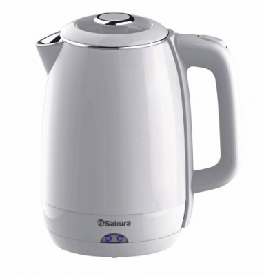 Чайник эл.двухслойн.корпус (1,8л) эффект термоса SA-2180W