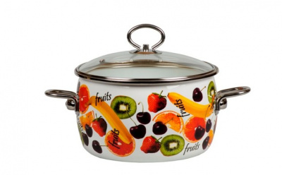 Кастр. FRUITS 2,0 л сфер.глубокая (4)