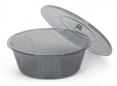 Таз 10л с крышкой ХОЗЯЮШКА (10) М1294